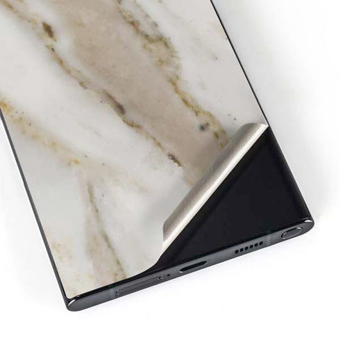 Vanilla Marble Galaxy S25 Ultra Skin